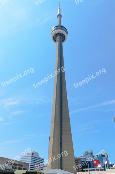 Tower Toronto Landmark Iconic Architecture