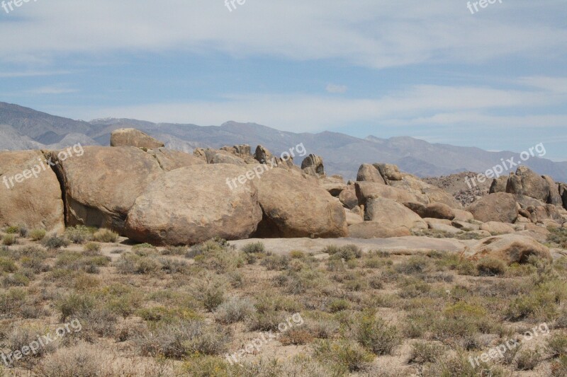 Usa California Alabama Hills Free Photos