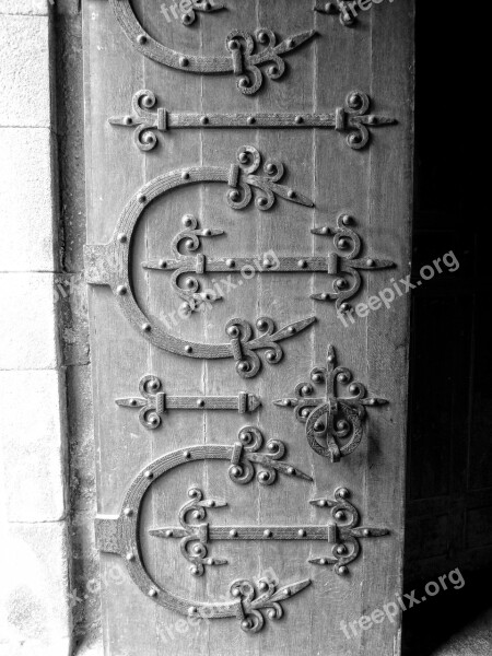 Door Metal Work Decoration Fancy Free Photos