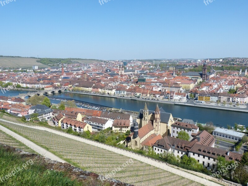 Würzburg Bavaria Swiss Francs Historically Historic Center