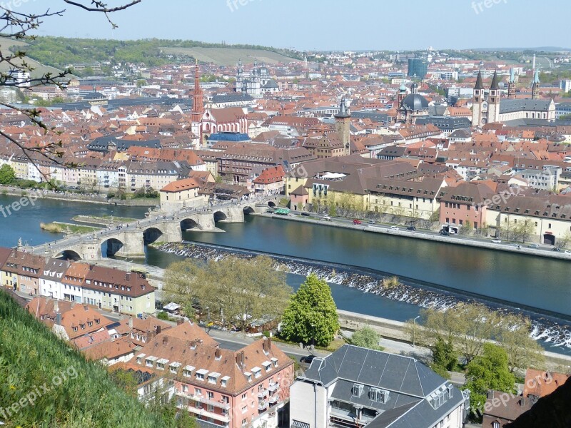 Würzburg Bavaria Swiss Francs Historically Historic Center