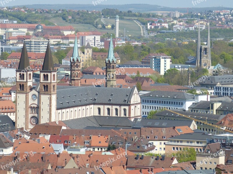 Würzburg Bavaria Swiss Francs Historically Historic Center