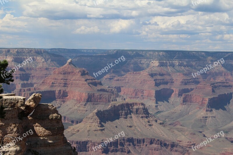 Grand Canyon Arizona Usa Landmark Landscape