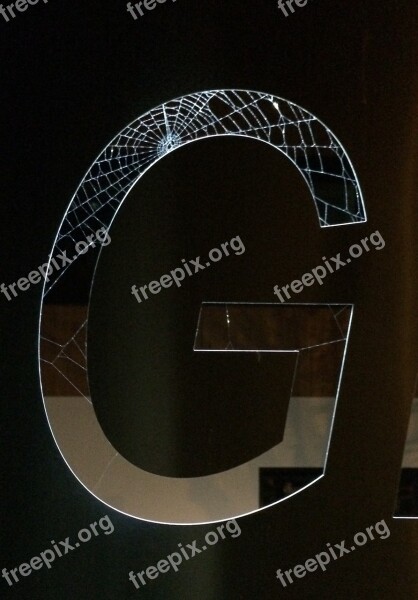 Letter Cobweb At Night Mirror G