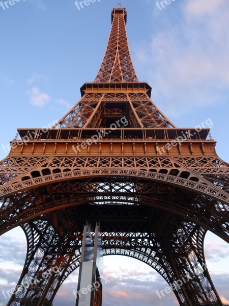 Eiffel Tower Paris Tower Sky Eiffel