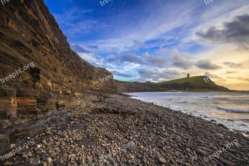 Jurassic Coast Dorset England Bay Ocean