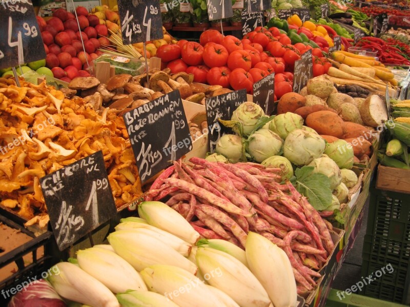 Market Vegetables Market Stall Food Healthy