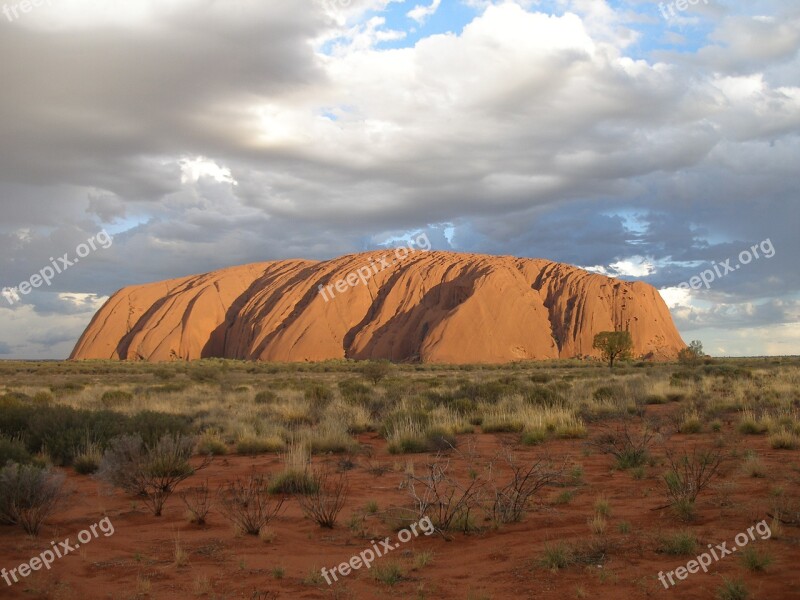 Uluru Ayers Rock Australia Outback Australian Outback