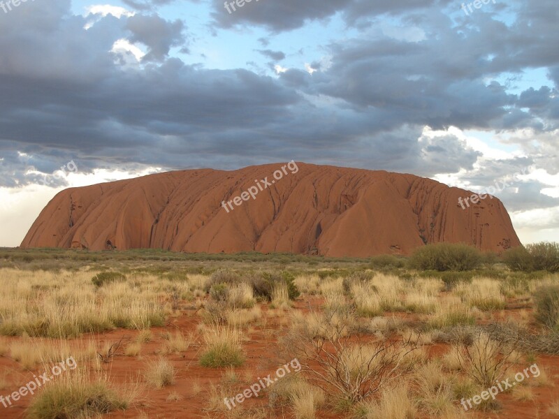 Uluru Ayers Rock Australia Outback Australian Outback