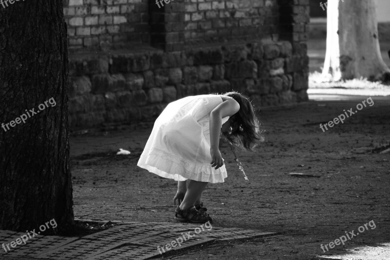 Girl Tie Shoes Child White Dress Free Photos