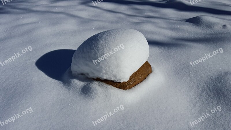 Snow Snow Scape Winter White Cold