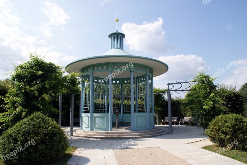 The Park At Monopteros Columnar Temple Kurpark Bad Staffelstein Spa