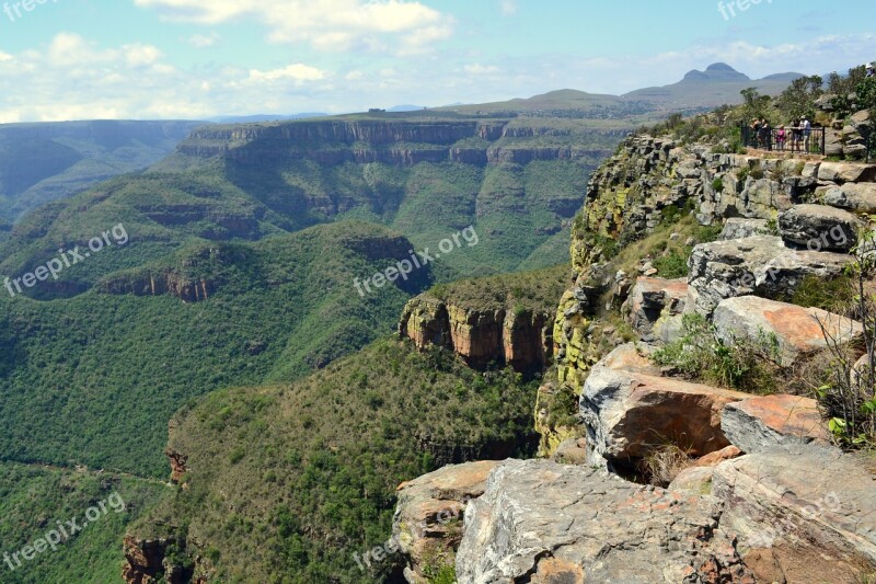 South Africa Panorama Route Blyde River Canyon Gorge Free Photos