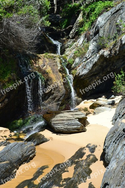 South Africa Storms River Bridge Waterfall Free Photos