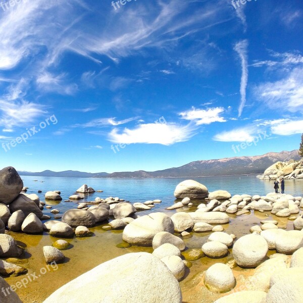 Lake Tahoe United States Holidays Nevada Free Photos