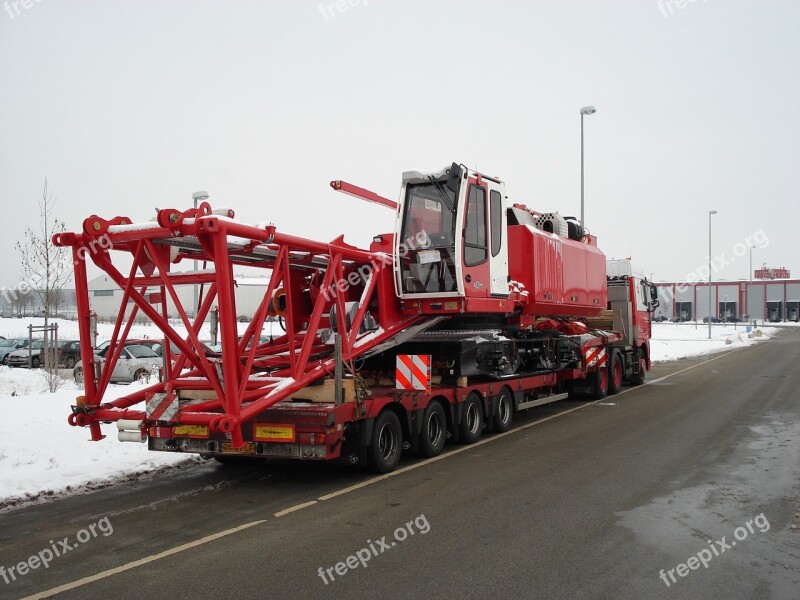 Heavy Transport Crawler Crane Trucks Free Photos