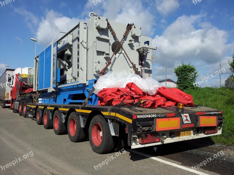 Heavy Transport Derrick Trucks Free Photos