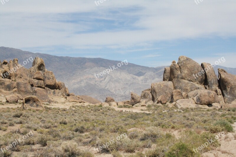 Usa California Alabama Hills Free Photos