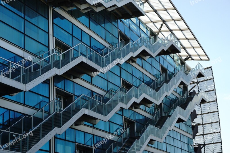 Architecture Stairs The Sky Minimalist Free Photos