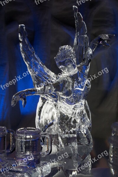 Ice Sculpture Elf Fee Winter