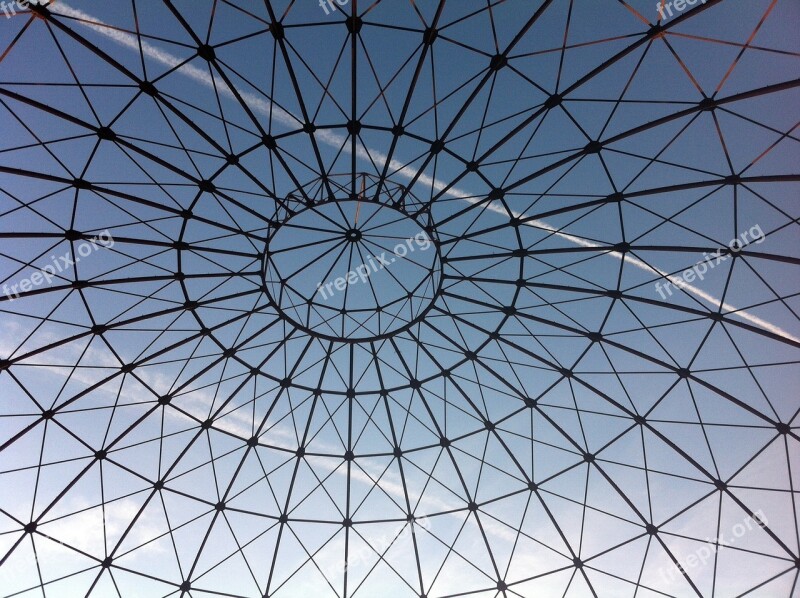 Sky Roof Filigree Gasometer Leipzig