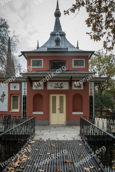 Palacete Palace Madrid Garden Architecture