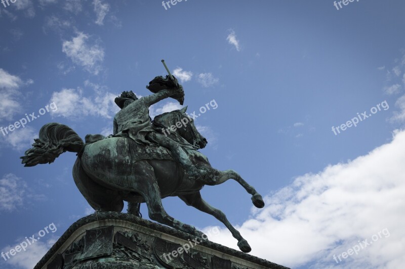 Reiter Statue Horse Equestrian Statue Monument