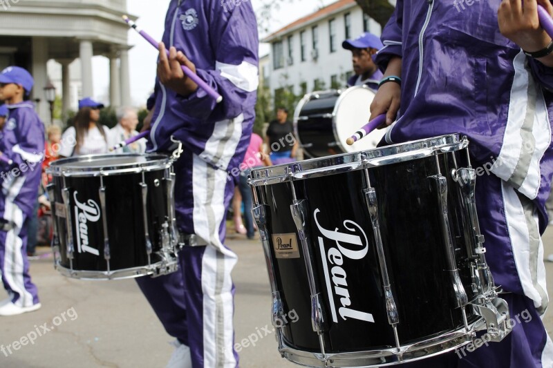 Mardi Gras Festival Carnival Drums Band