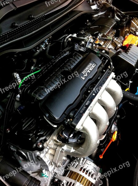 The Engine In The Engine Room The Car Driven Gasoline Engines