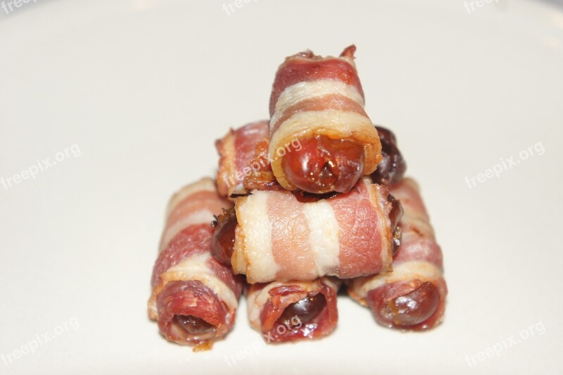 Sausages Bacon Snack Pork Free Photos