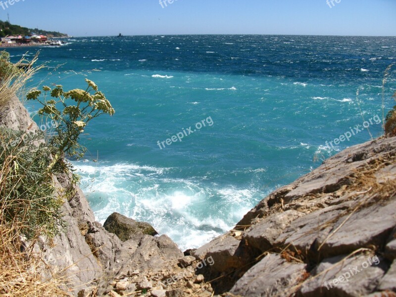 Sea Wave Summer Stones Surf