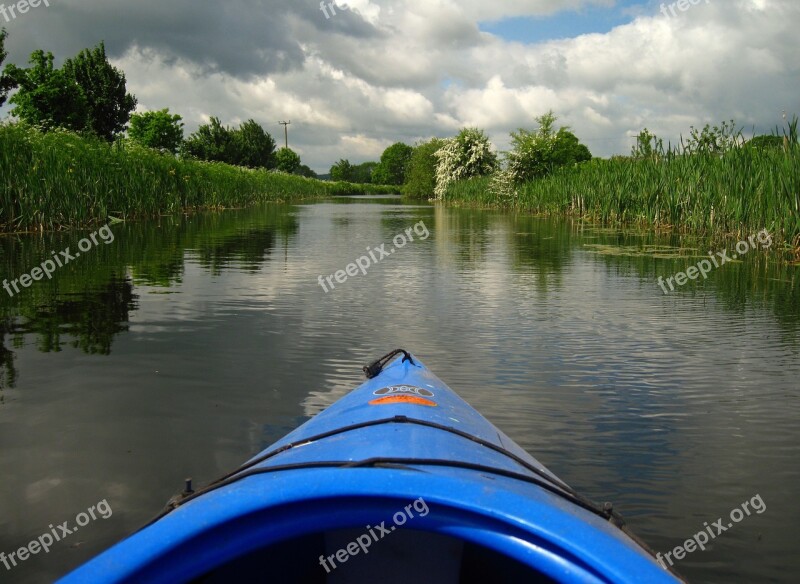 Devon England British Uk Kayaking