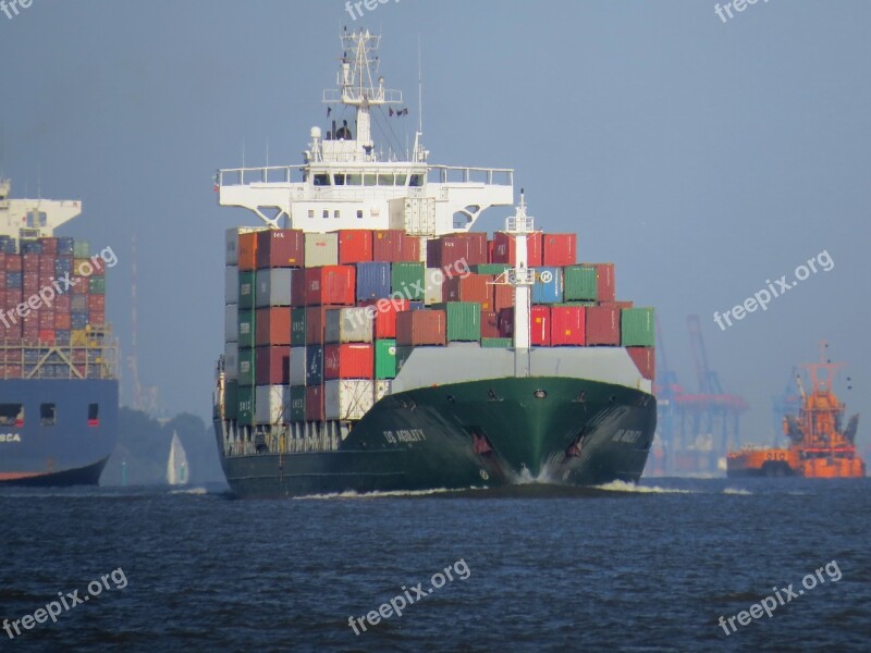 Ship Container Seafaring Technology Free Photos