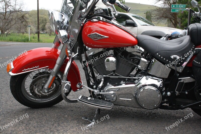 Usa Harley Davidson Motorcycle Free Photos