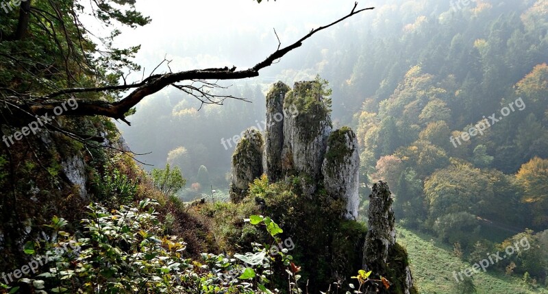 Rock Glove Autumn Nature Landscape The Founding Fathers