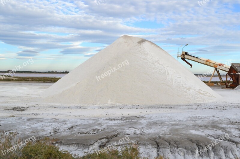 Saline Salt Salt Mountain Aigues-mortes Salt Hill