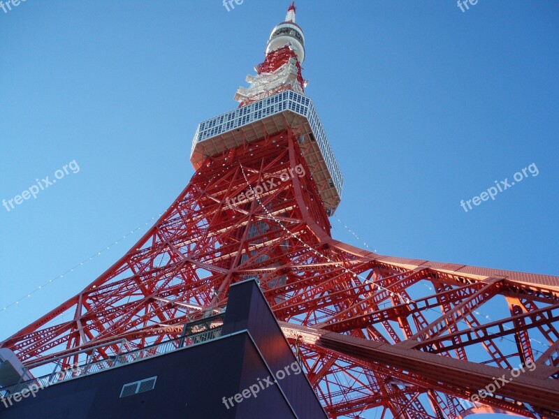 Tokyo Tower Tower Japan Free Photos