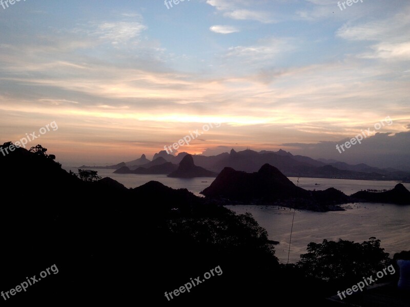 Park City Niterói Niterói Sunset Free Photos