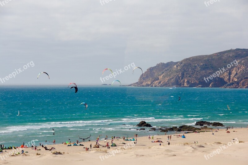 Cascais Portugal Sea Surfer Wind