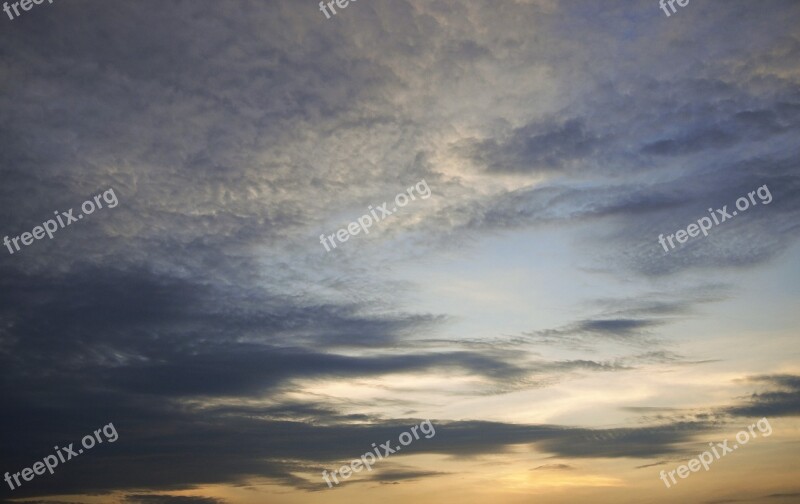 Sky Clouds Brazil Nature Dramatic Sky