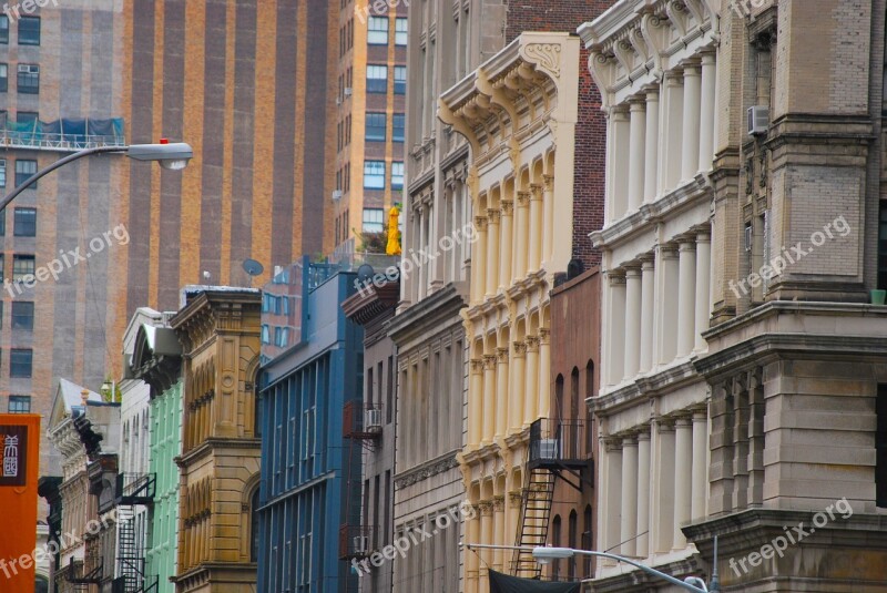 New York Soho Buildings Vintage Free Photos