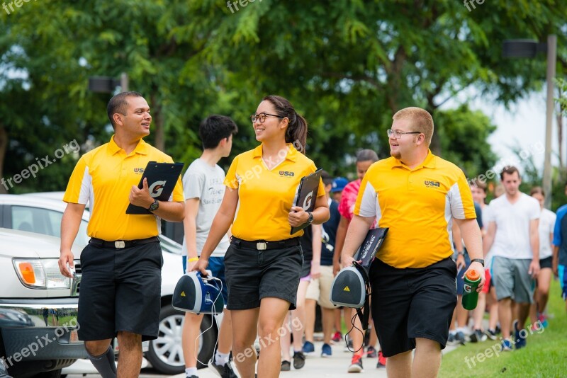 Friends Summer Camp Leaders Mentors Together