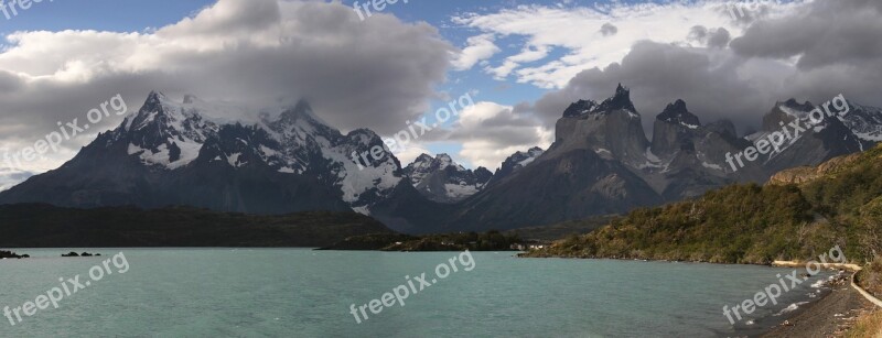 Torres Del Paine Patagonia Chile Torres Del