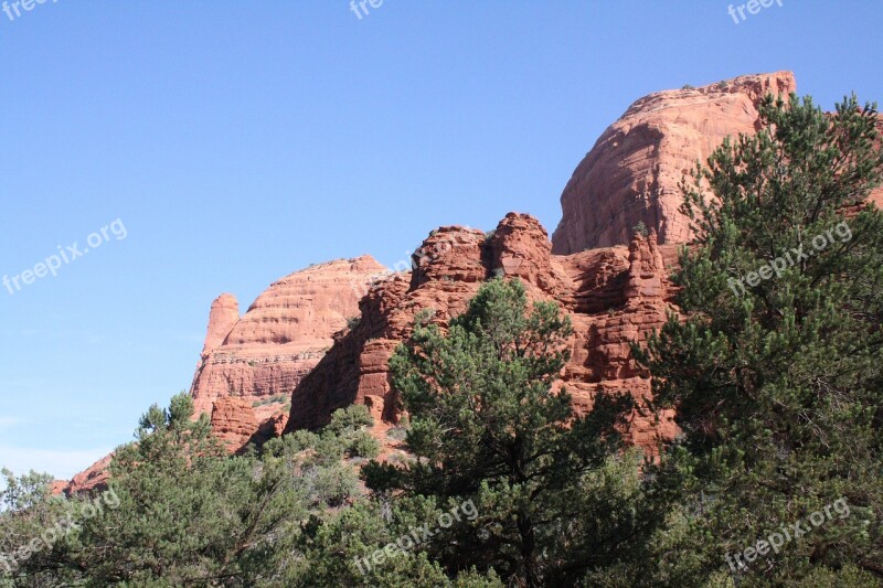 Usa Arizona Sedona Cliff Free Photos