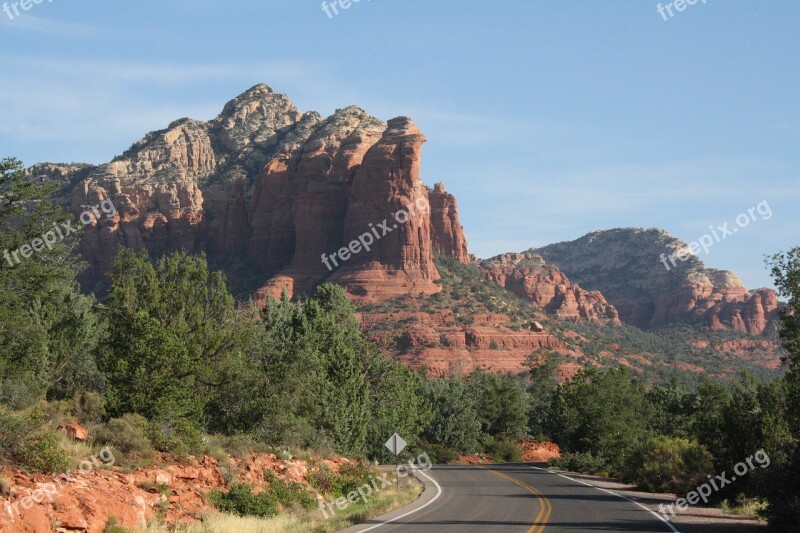 Usa Arizona Sedona Cliff Free Photos