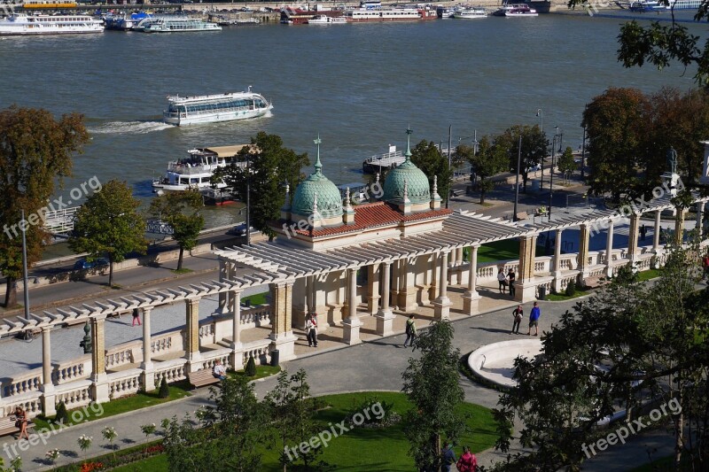 Architecture Castle Garden Bazaar Budapest Renovation Monument