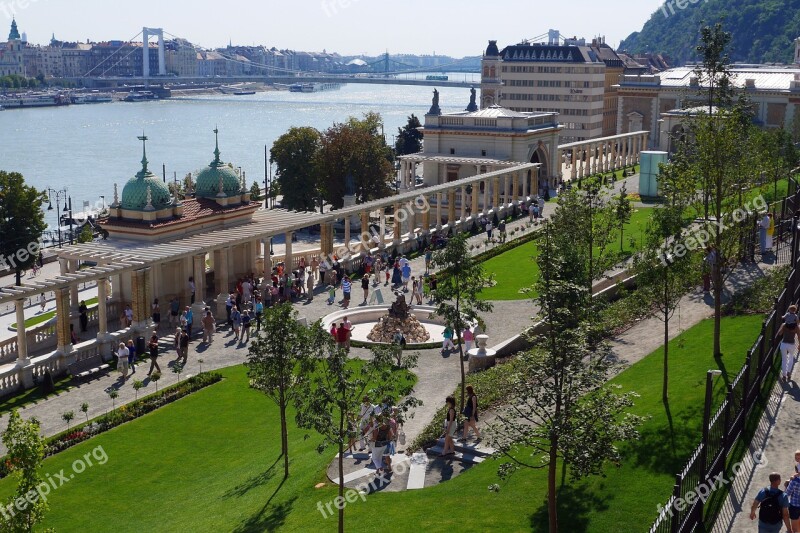 Architecture Castle Garden Bazaar Budapest Renovation Monument