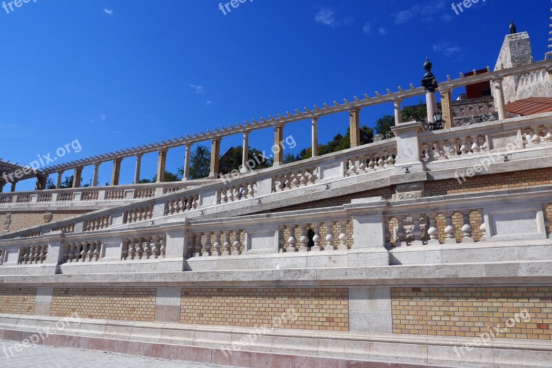 Architecture Castle Garden Bazaar Budapest Renovation Monument