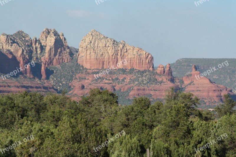 Usa Arizona Sedona Cliff Free Photos