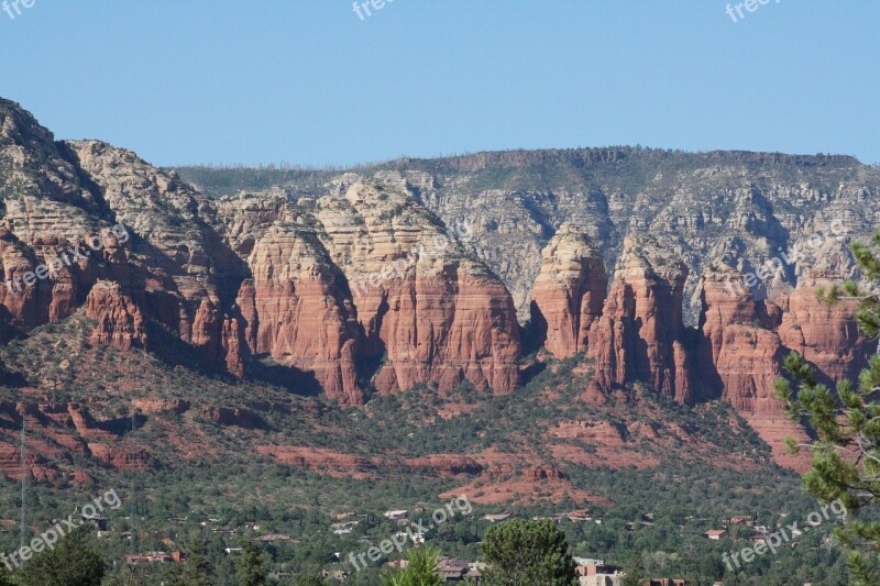 Usa Arizona Sedona Cliff Free Photos